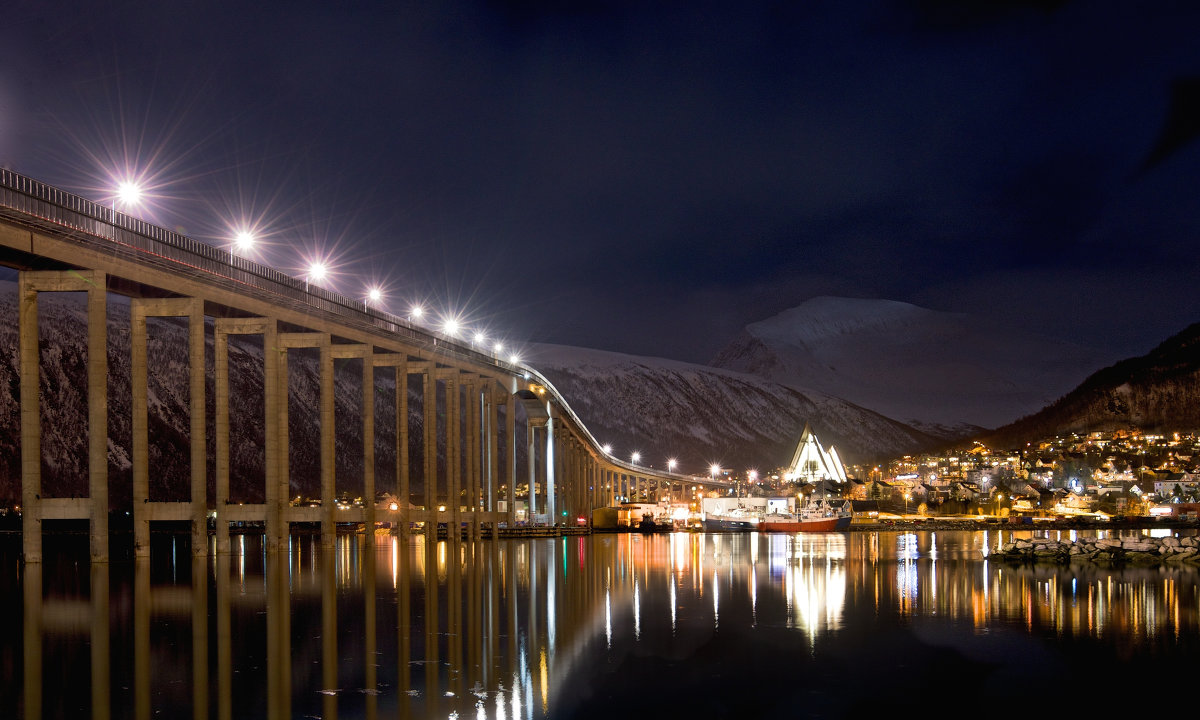 Tromsø at Night-2 - Александр Павленко