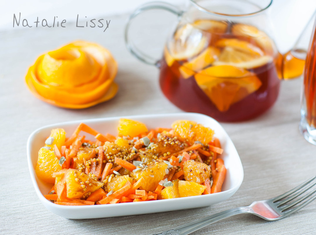 Морковный салат с апельсином - Натали Лисси