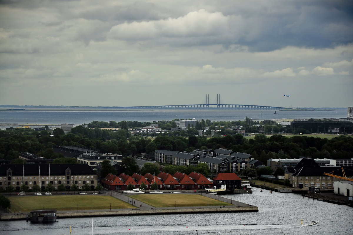Вид на Копенгаген с высоты - Zinaida Sinitsina