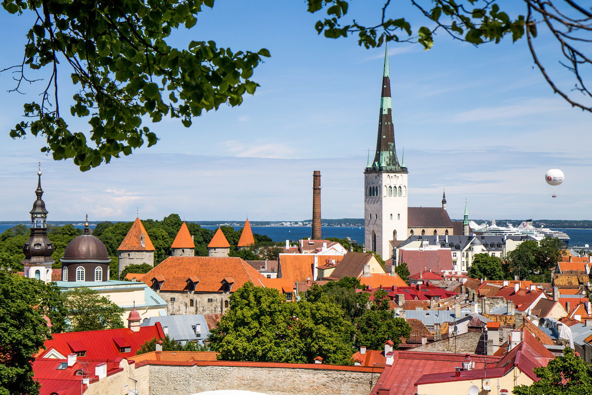 Эстония старый город Таллин
