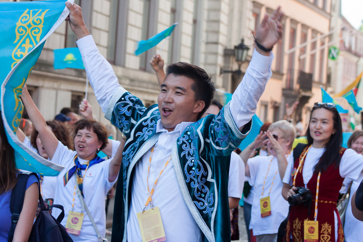 Парад хоров в Риге 2014, Казахстан - Диана Матисоне