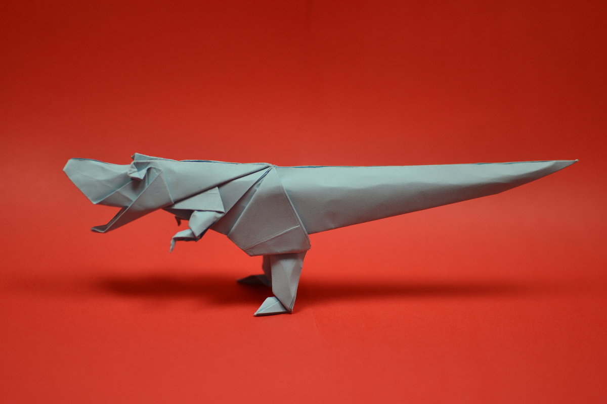 Как сделать оригами из бумаги динозавра