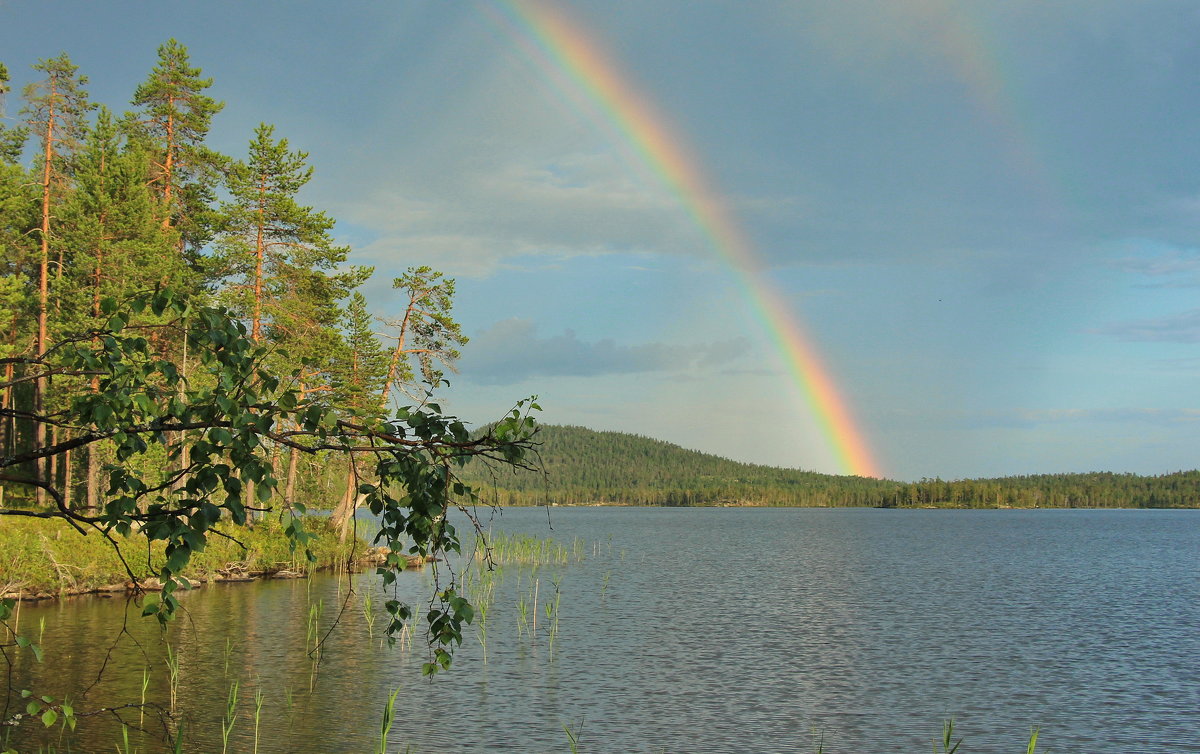 Rainbow over the lake - Татьяна Баценкова