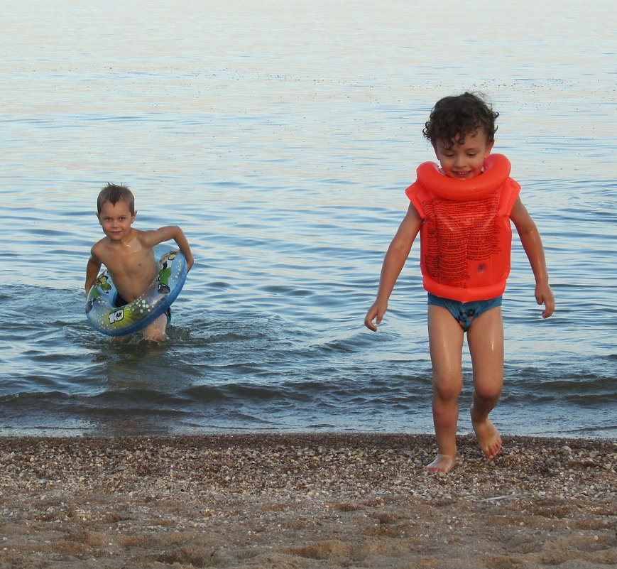 Море и дети - ludmila 