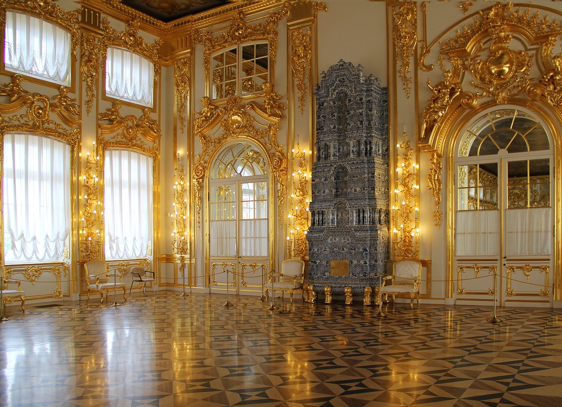 лионский зал екатерининского дворца в царском селе