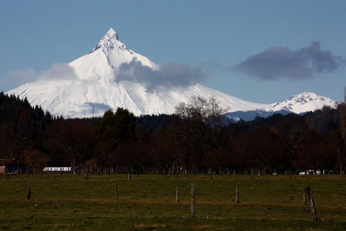 Вид на вулкан Осорно, Чили - Андрей Sh