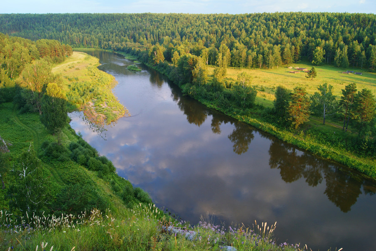 река Уфа 7 августа 2014 - Рыжик 