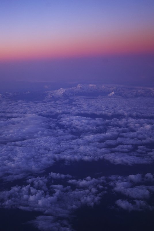 Между небом и землей. Рассвет над Альпами. - Светлана marokkanka