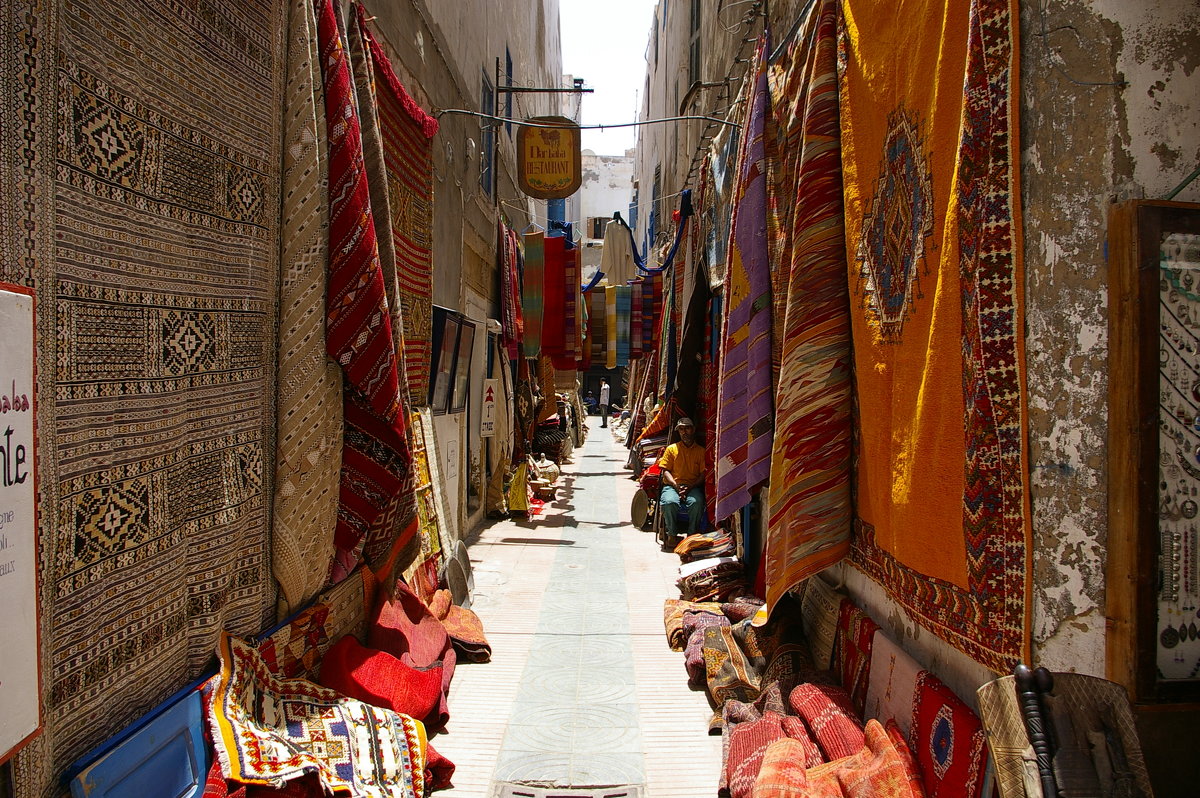 Марокканский базар ковров. Ессувейра. - Светлана marokkanka
