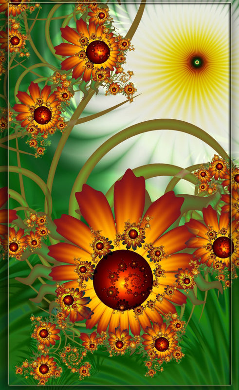 Солнышко и цветы - Есения 