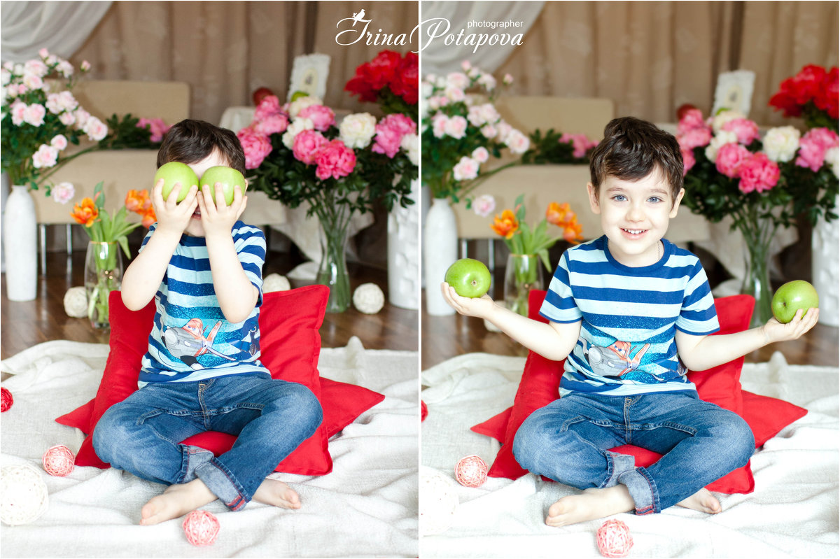 Игра с яблоками - Irina Potapova
