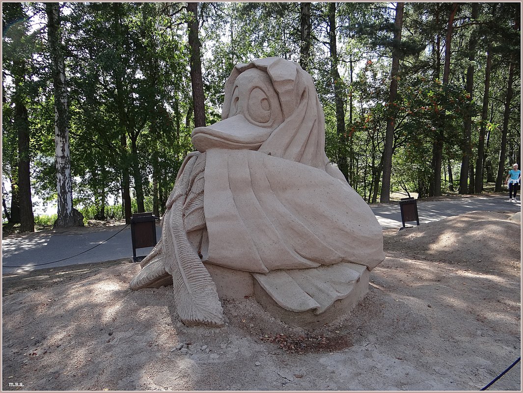 Песчаная скульптура - Вера 