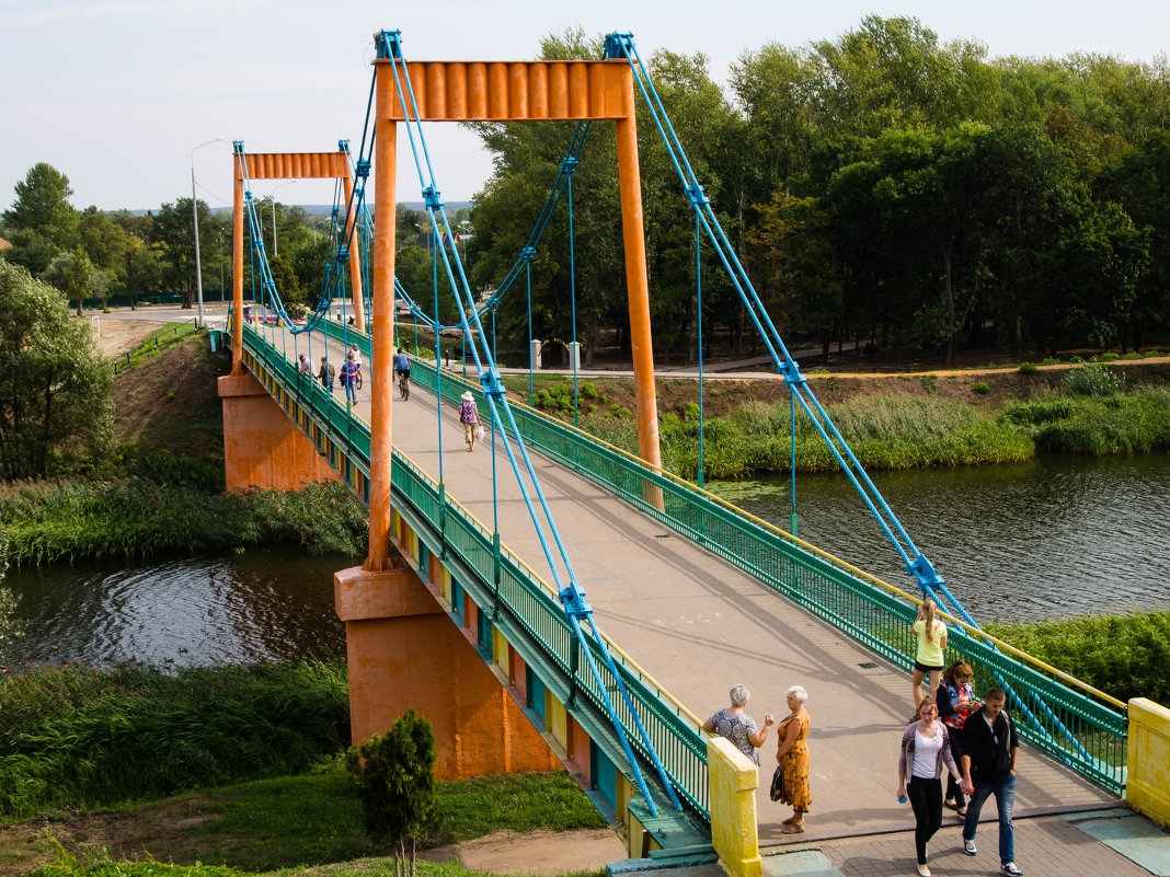 Подвесной мост через канал Цны в Тамбове - Виктор 
