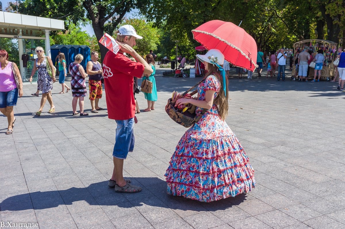 Встреча на бульваре... - Вахтанг Хантадзе