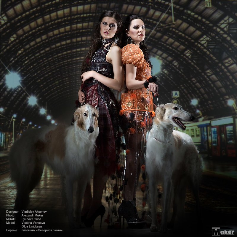 Вика и Оля в платьях от Аксенова - Alexandr Maker