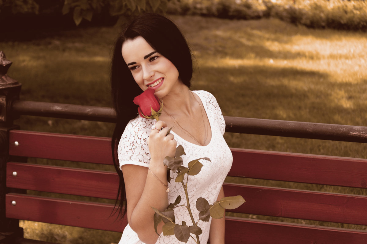 Девушка с розой - Владимир Марков