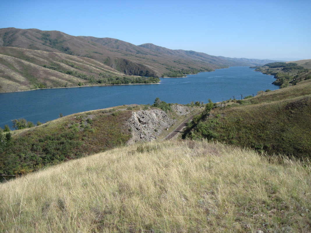 Усть-Каменогорское водохранилище. - Людмила Грибоедова 