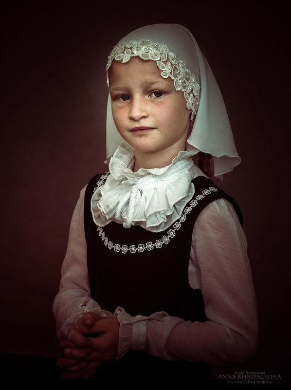 Портрет первоклассницы из верующей семьи - Анна Хрипачева