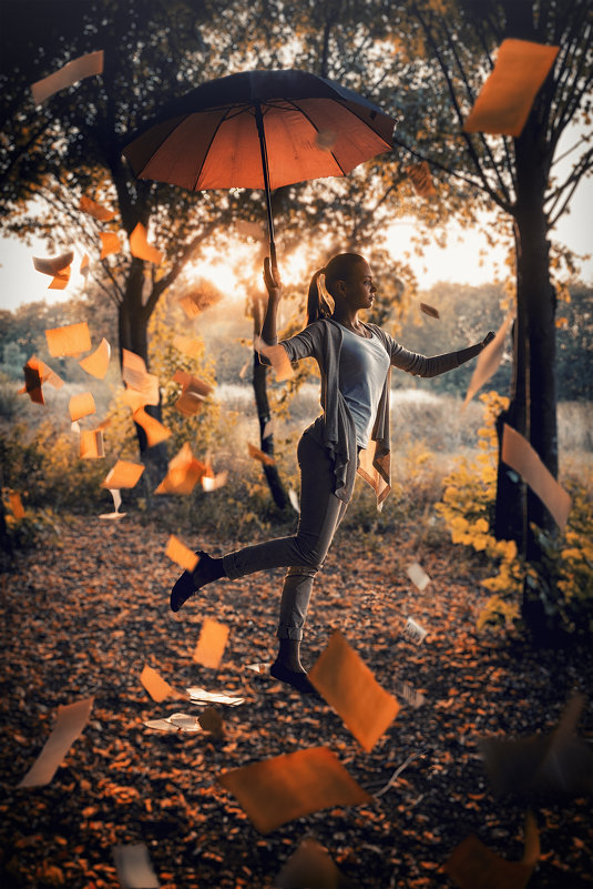 Девочка с зонтом - Андрей Акатьев