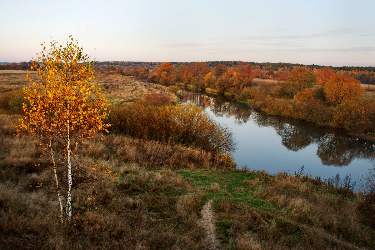 Осень села Липецкой области