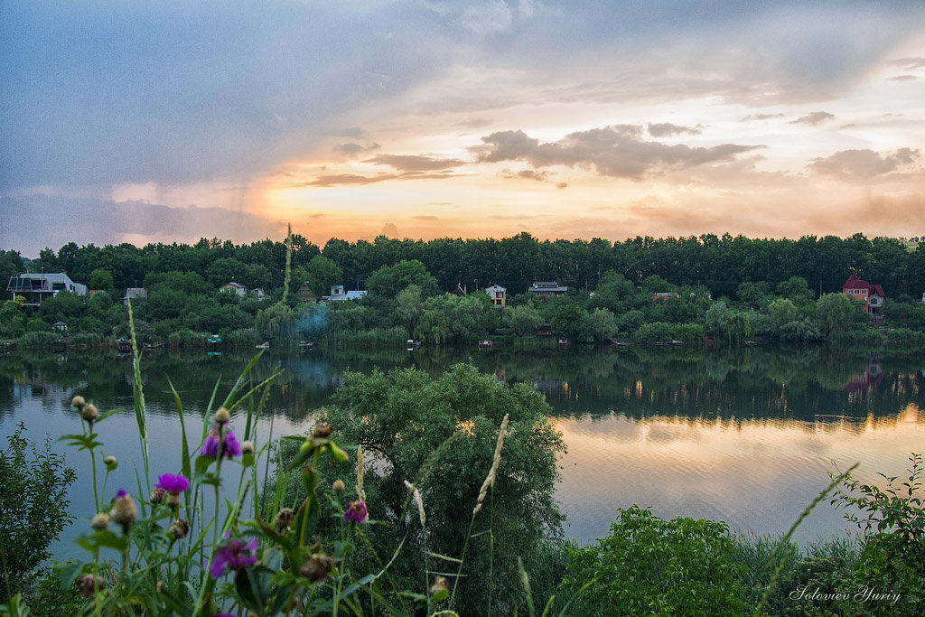 Закат на реке Сура - Yuriy 