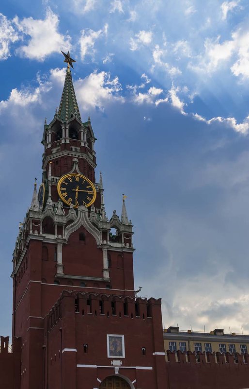 Спасская башня Московского Кремля - Сергей Sahoganin