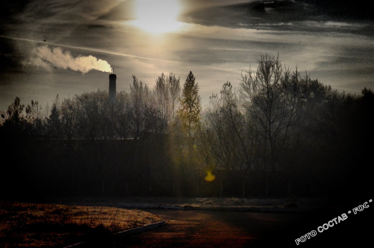 природа заката ядерной зоны - PHOTO COMPOSITION " FOC "