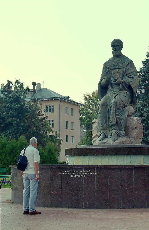 памятник святителю Николаю,Старый Тольятти - Ирина ***