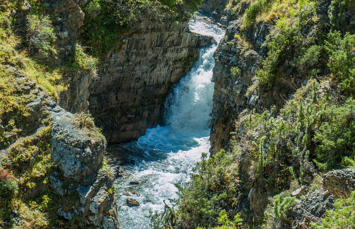 водопад на реке Текеска - Виктор Садырин