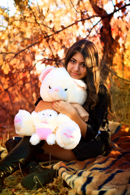 На полянке с медведем :) - Анжелика Засядько