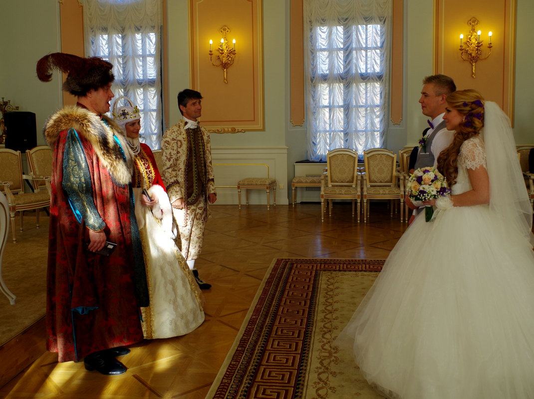 Церемония бракосочетания в Радзивиловском дворце - Арина Минеева