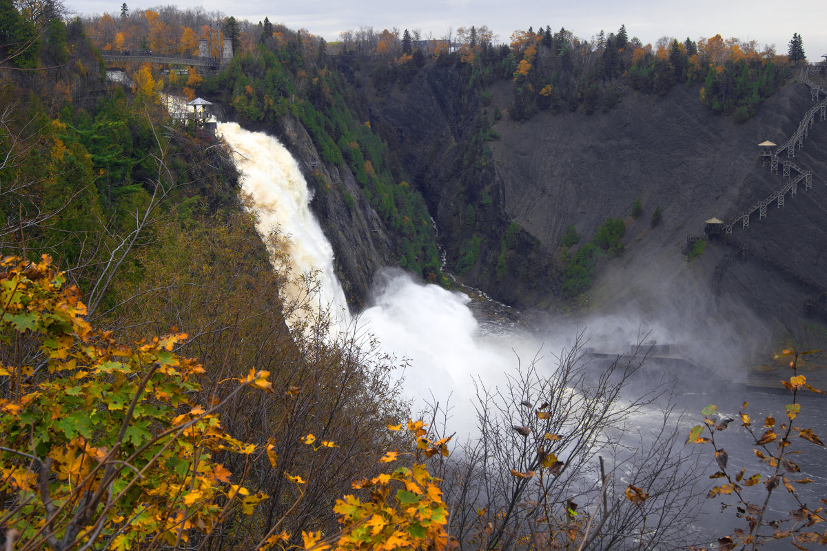 Montmorency Falls / Водопад Монморанси (Canada, Quebec city) - Виктор Скайбери
