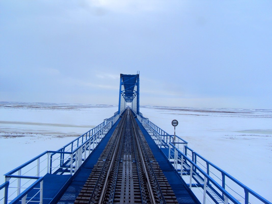 Ж/Д мост через Юрибей - Tata Wolf