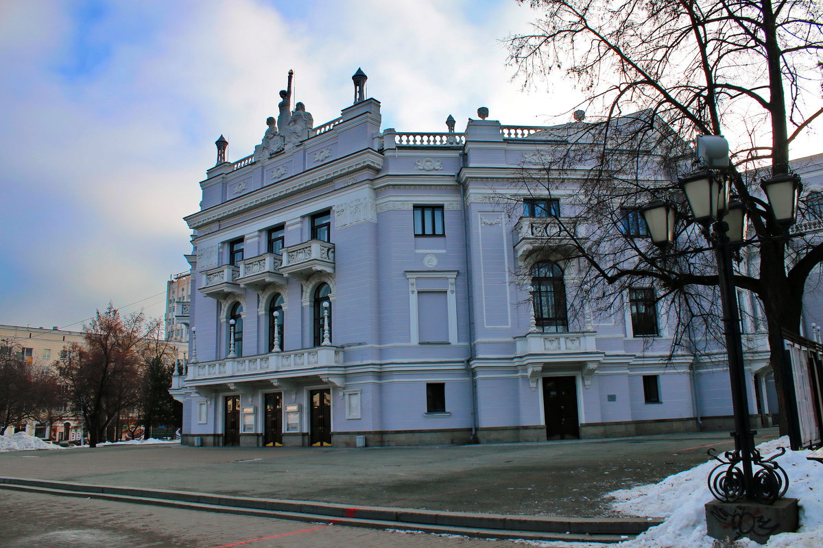 Прогулка по городу в День народного единства, Театр оперы и балета. - Пётр Сесекин