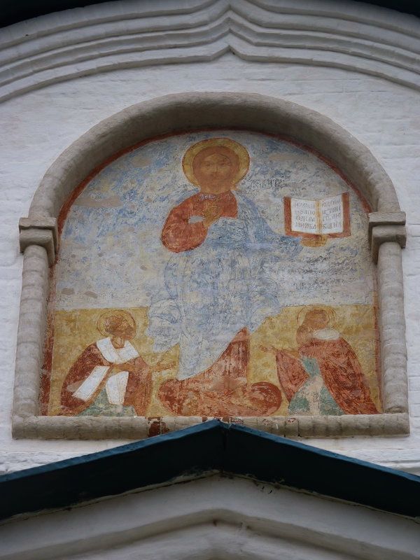 Фреска западного  фасада  Спасо-Преображенского собора - Galina Leskova