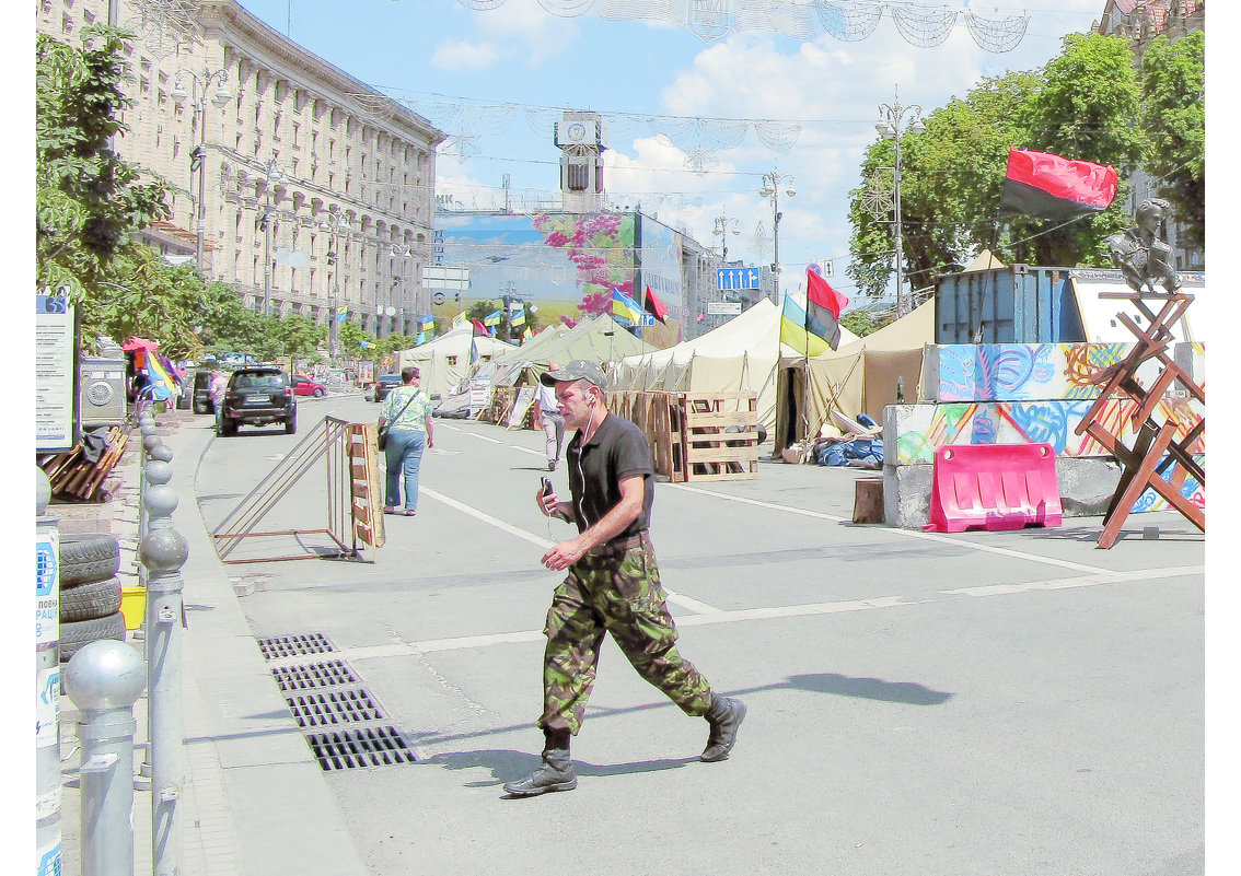 Крещатик, июль 2014г. - Юрий Бутусов