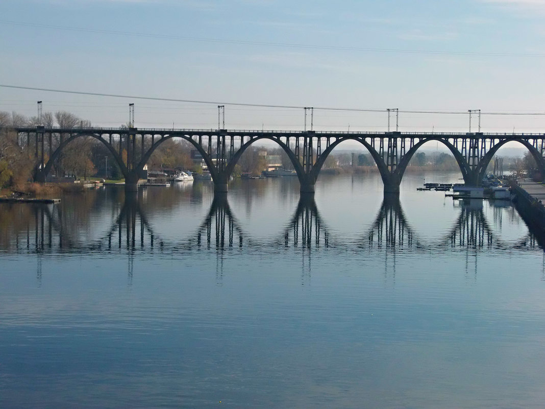 Мерефо-Херсонский мост в Днепропетровске. - Наталья 