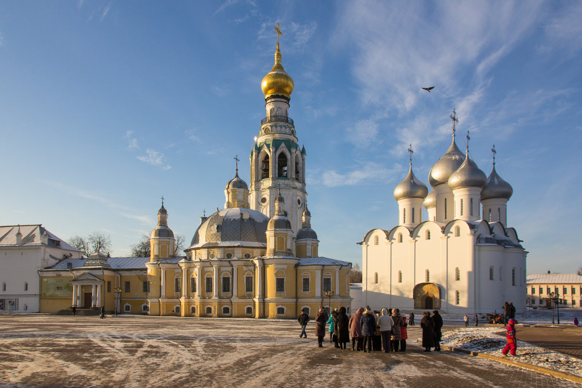 Вологда Соборная горка сверху