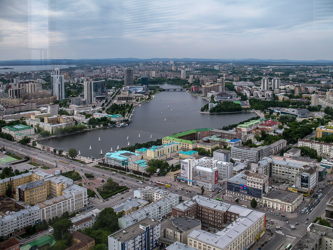 Вид с Высоцкого Екатеринбург