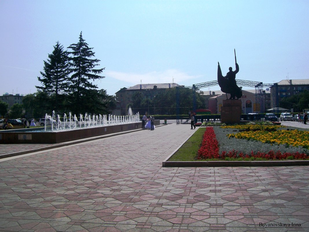 Центральная площадь, г.Уссурийск - Инна Буян
