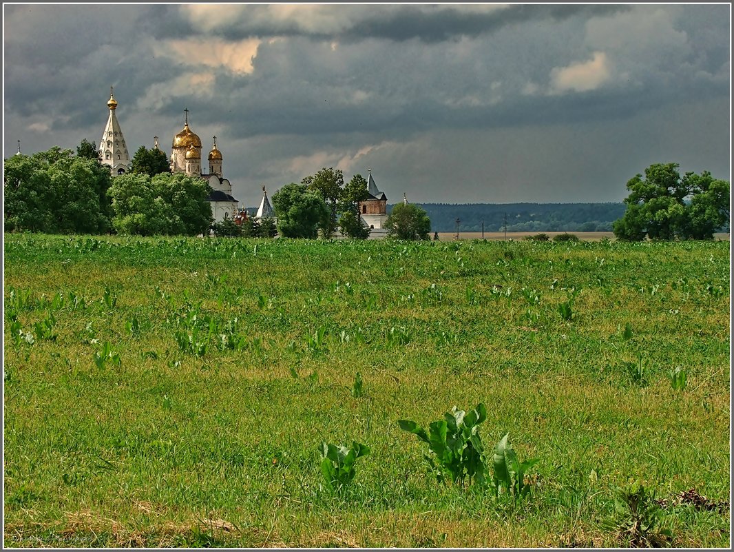 пейзаж с монастырем - Дмитрий Анцыферов