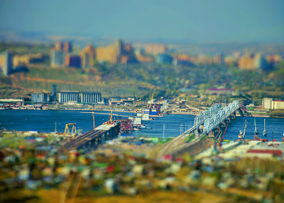 Сергей Мосман - Строительство моста в Красноярске - Фотоконкурс Epson