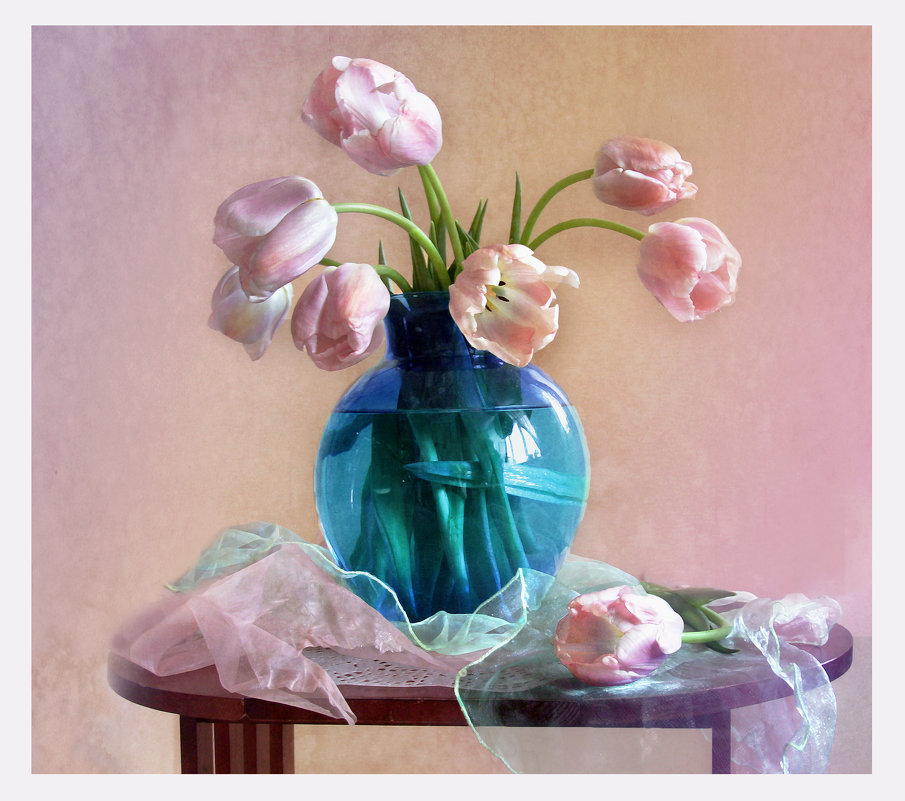 Этюд с розовыми тюльпанами - lady-viola2014 -