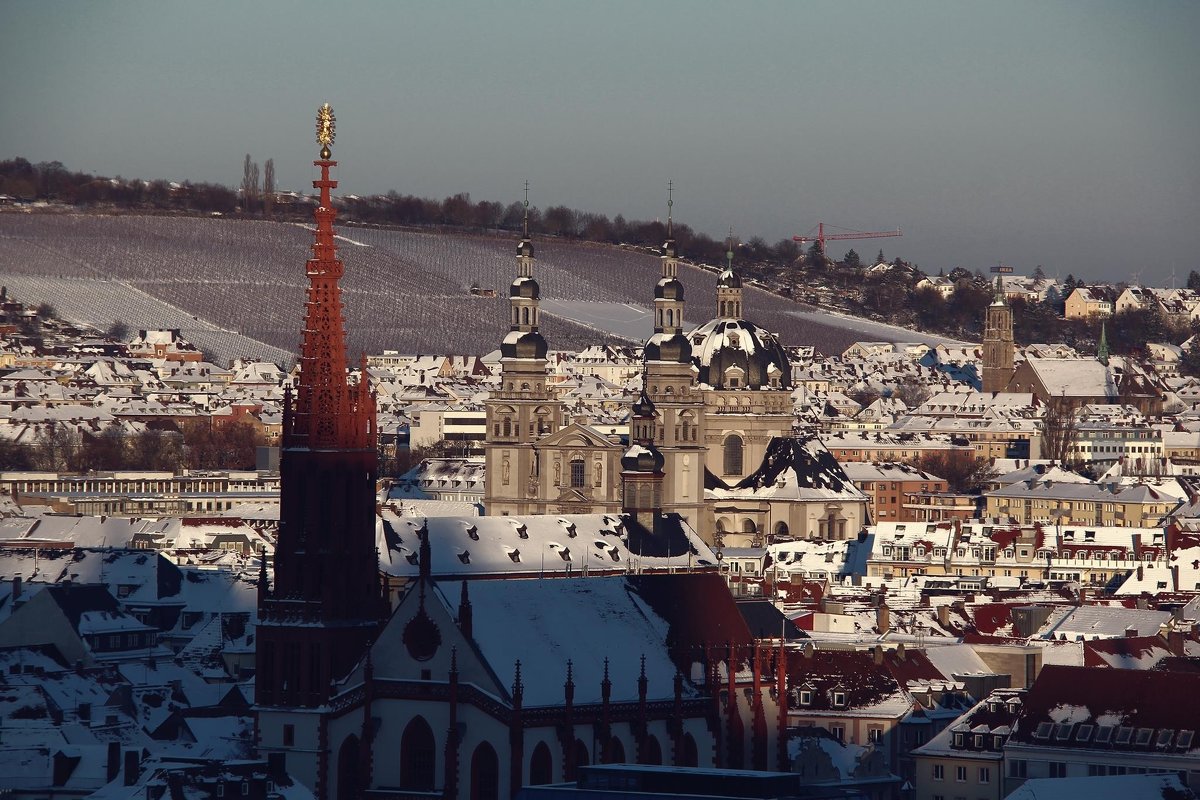 Вюрцбург в снегу - natalia 