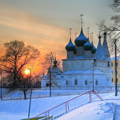 Храм     зимой - Valentina Lujbimova [lotos 5]
