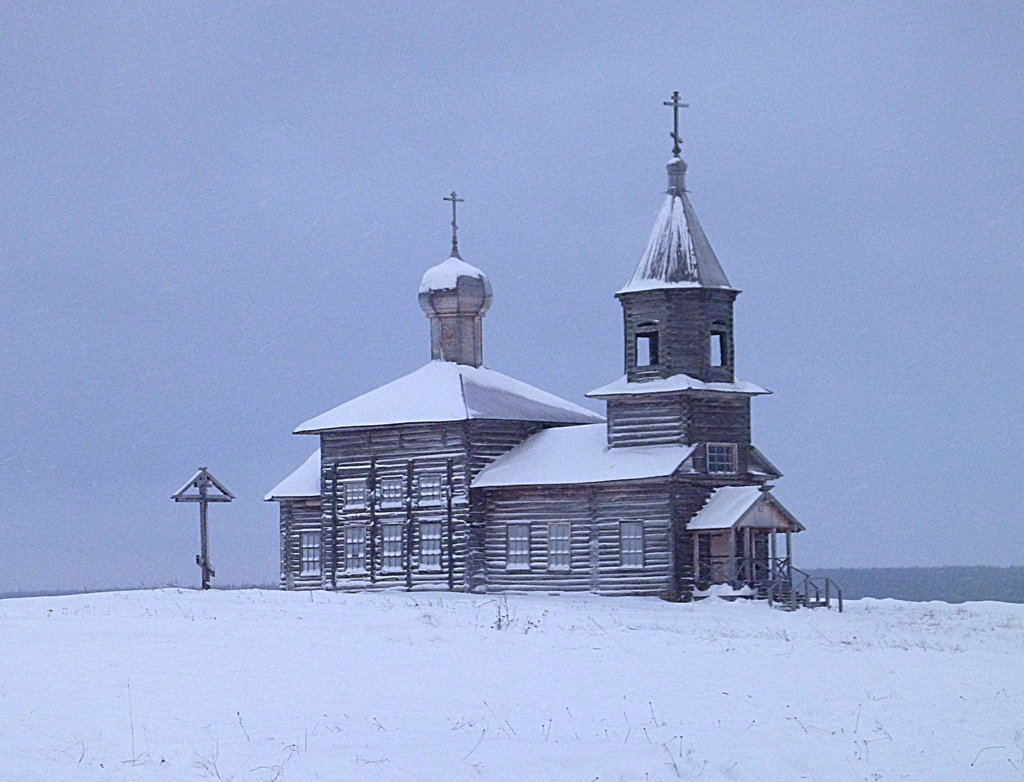 Никольская церковь в деревне Большая Нисогора - Александра Карпова