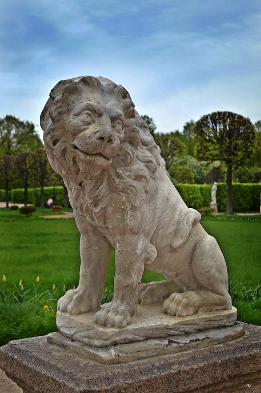 Статуя льва в Кусково - Галина Galyazlatotsvet