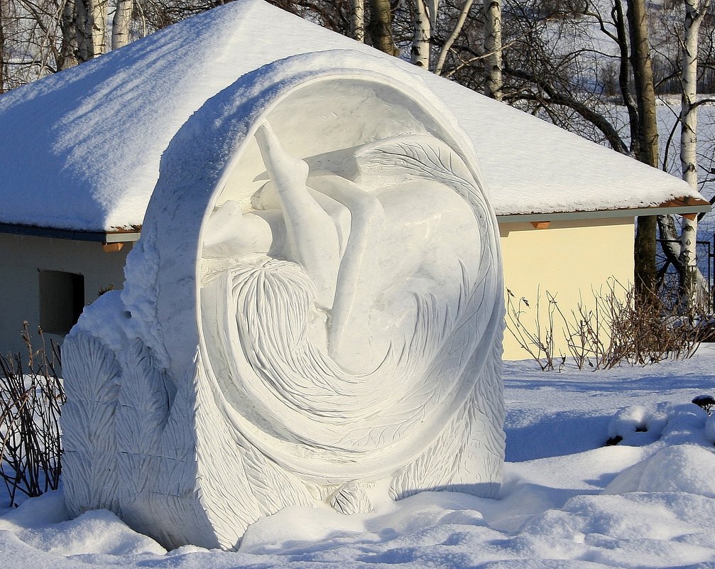 Скульптуры зимой.... - Валерия  Полещикова 