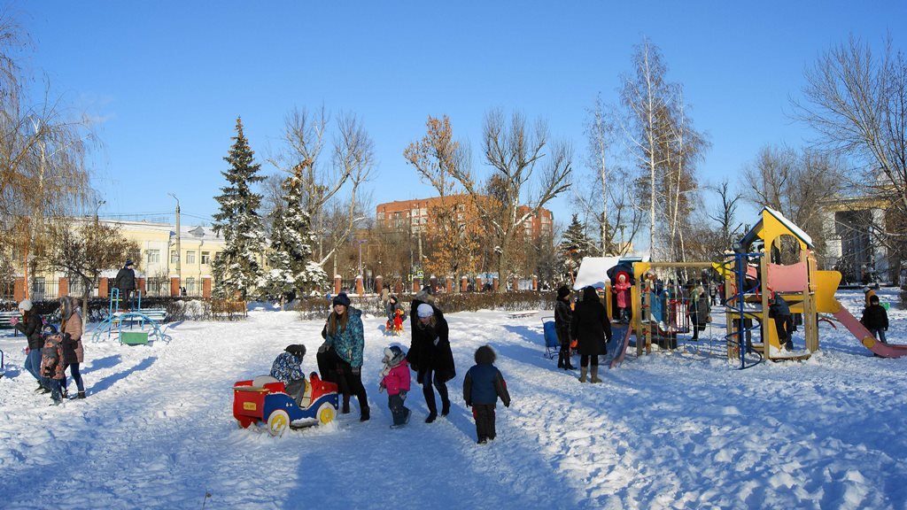 Зимой в детском парке - nika555nika Ирина