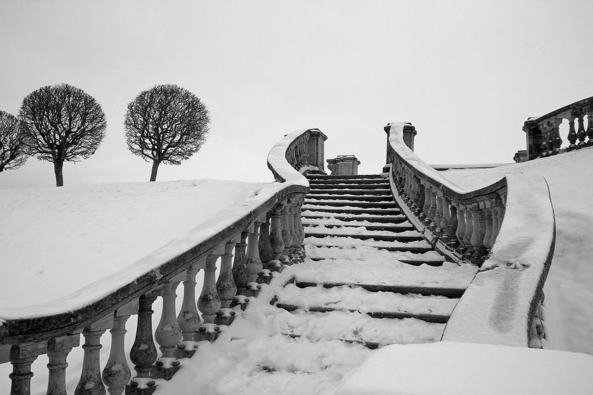 Марлинский вал зимой. Лестница. - Lesya Vi